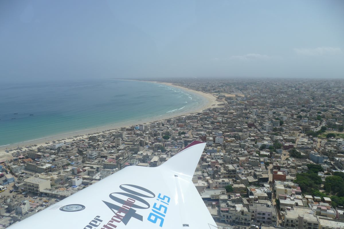 Alpi Aviation over Dakar